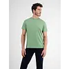 T-Shirt with Round Neckline - Sage Green