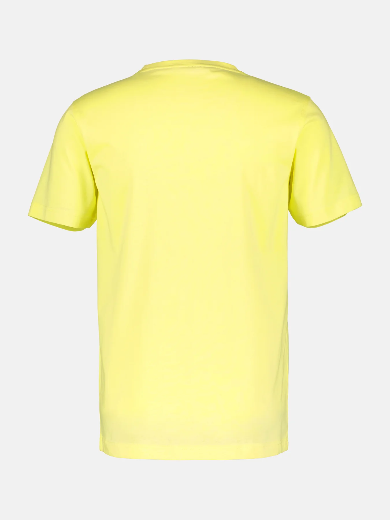 Lerros T-Shirt with Round Neckline - Pure Lemon