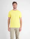 Lerros Basic T-Shirt met Ronde Hals - Pure Lemon