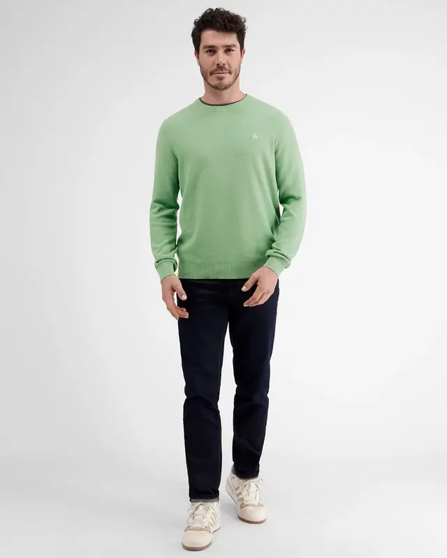 Lerros Basic Strickpullover - Sage Green