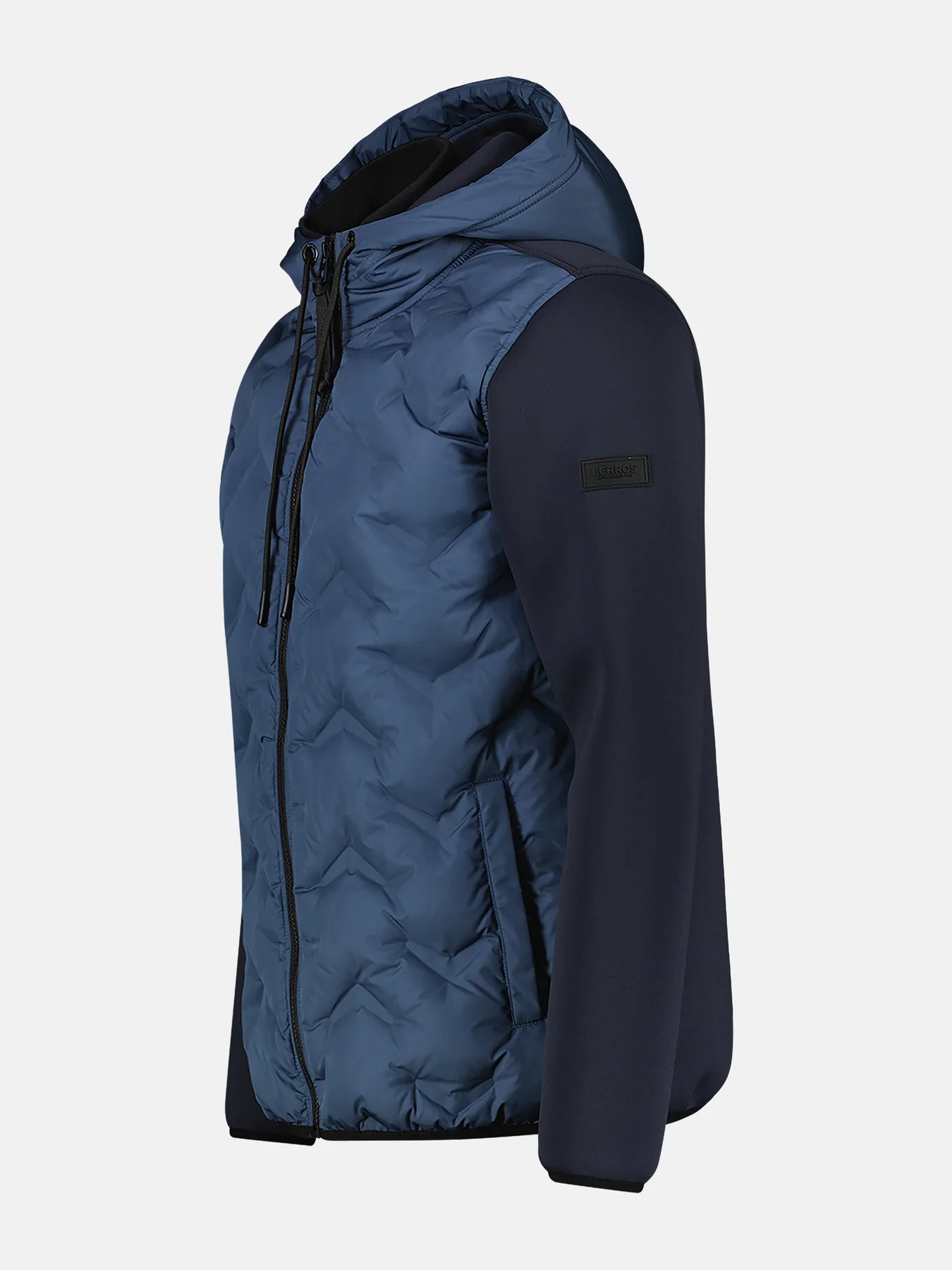 Lerros Sweatjacket with Hood - Classic Navy