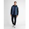 Sweatjack met Nylon Voorkant - Classic Navy