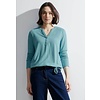 Cosy Tunikashirt - Stillwater Blue Melange