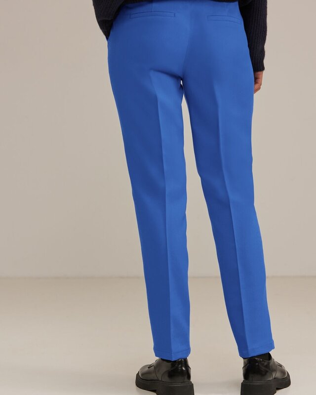 Street One Loose Fit Broek van Keperstof - Fresh Intense Gentle Blue