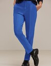 Street One Loose Fit Broek van Keperstof - Fresh Intense Gentle Blue
