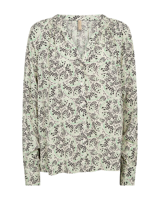Soyaconcept Bluse Agnes 2 - Bright Green Combi