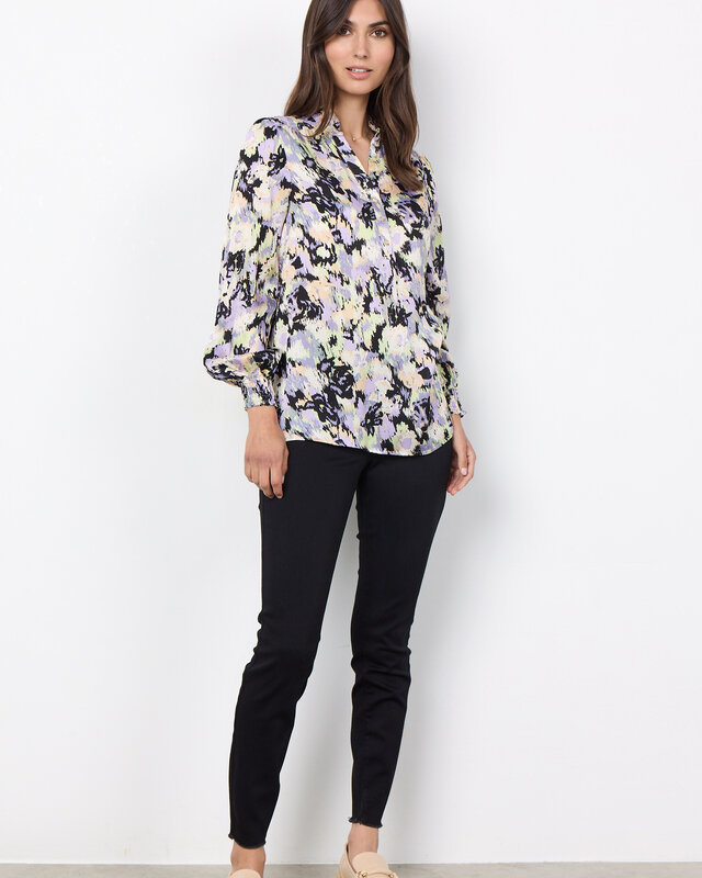Soyaconcept Luxe Blouse Adela 2 - Lilac Breeze Combi