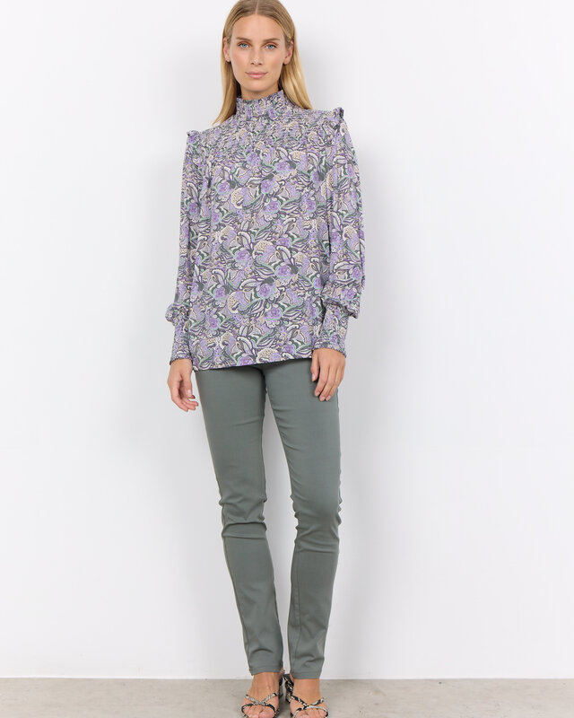 Soyaconcept Blouse Adine 2 - Lilac Breeze Combi