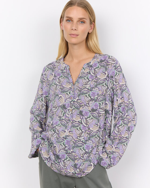Soyaconcept Blouse Adine 1 - Lilac Breeze Combi