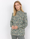 Soyaconcept Blouse Adine 2 - Bright Green Combi
