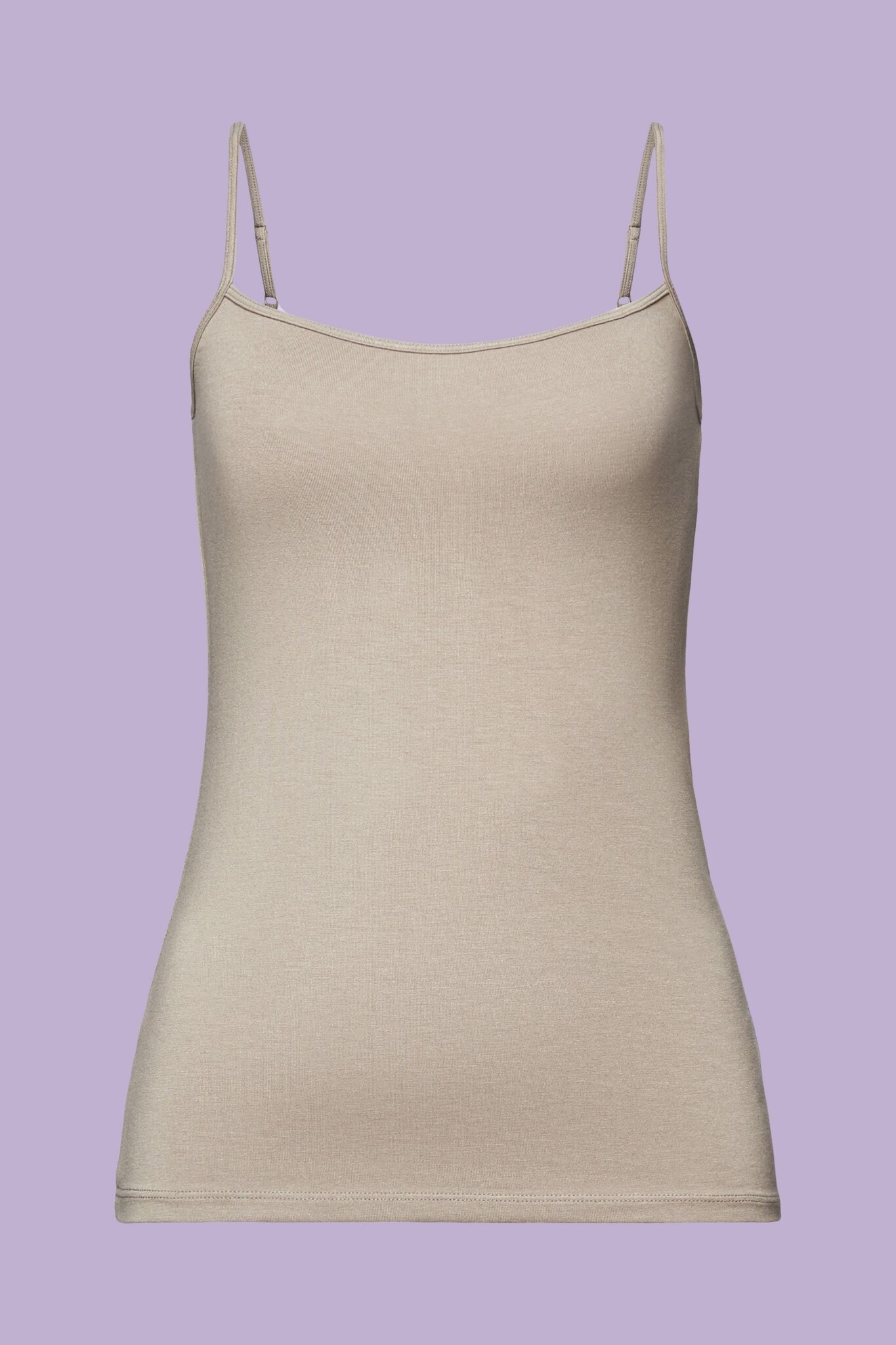 ESPRIT Top with Adjustable Straps - Light Taupe