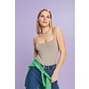 Top with Adjustable Straps - Light Taupe