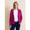 Cardigan with Buttons - Bright Cozy Pink