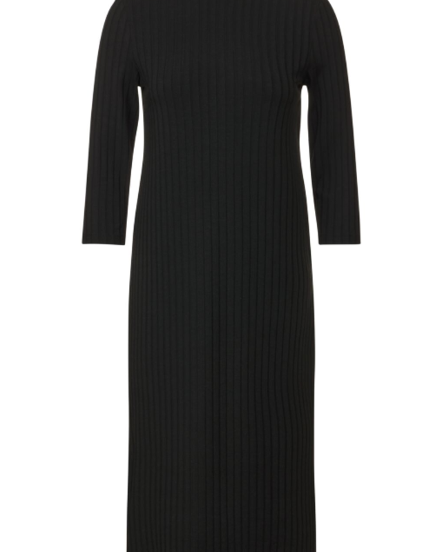 Street One Knit Dress - Black