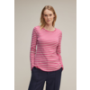 Gestreiftes Rippshirt - Cozy Pink