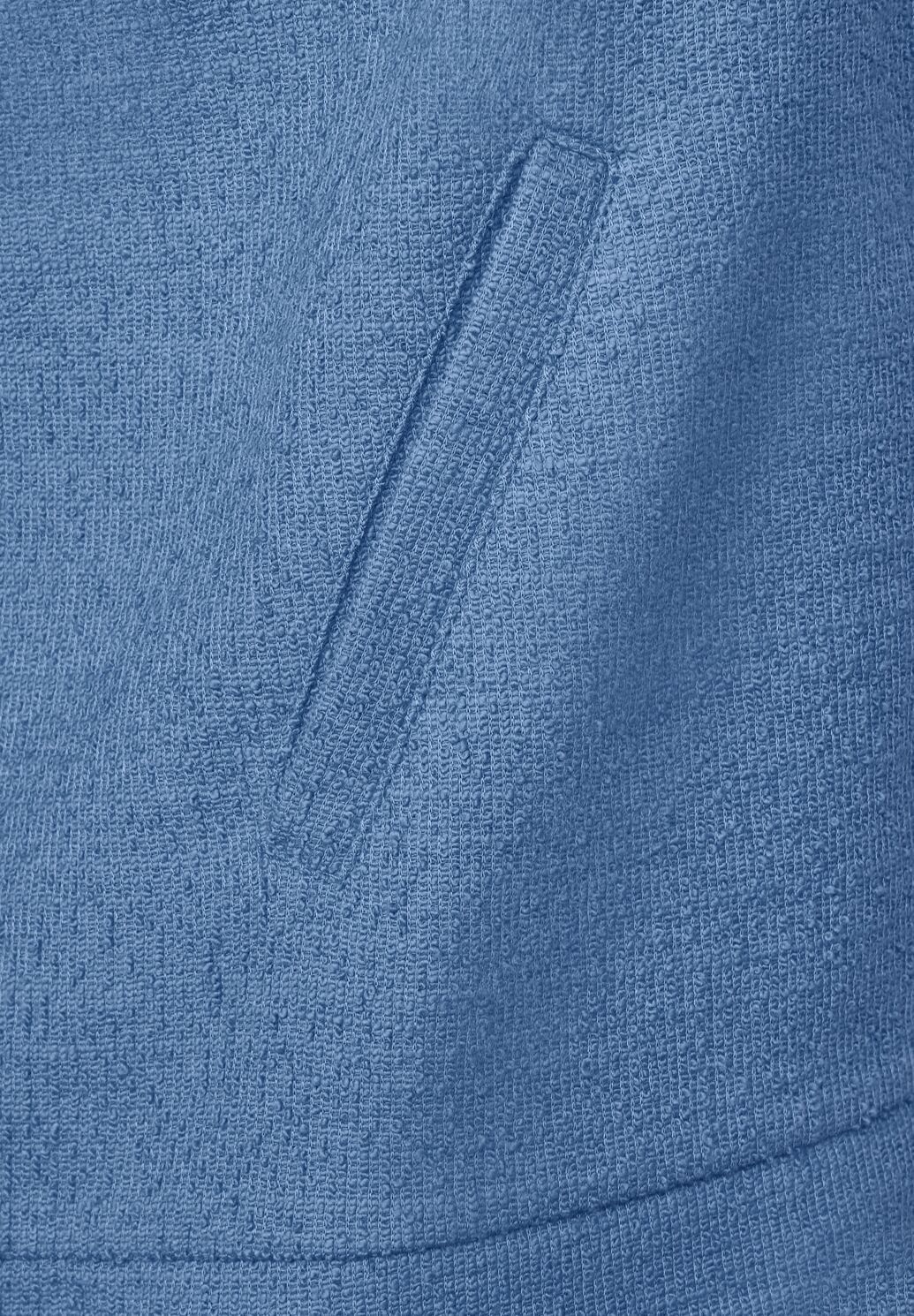 One Street Blues | met - Structuur Cotton - Shirtjas Blauw Original Blue /