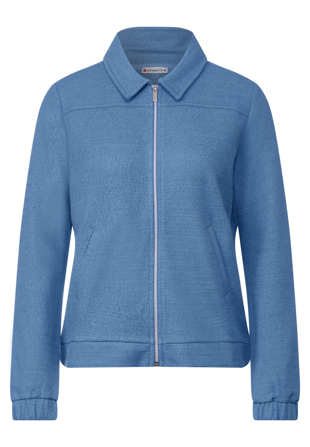 Original Blue Shirtjas - met Blues - Structuur Cotton / Street | One Blauw