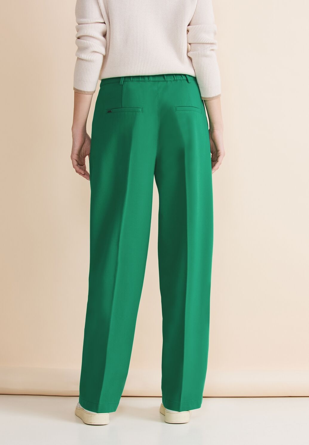 Street One Casual Fit Pants - Fresh Spring Green