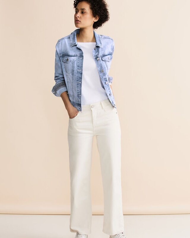 Street One Moderne Jeansjacke - Heavy Bright Bleach