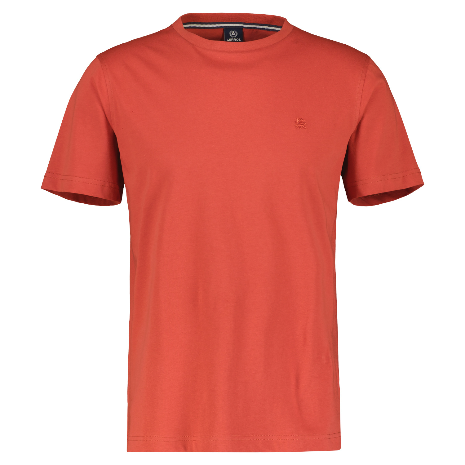 Lerros T-Shirt mit Rundhalsausschnitt - Deep Coral Red