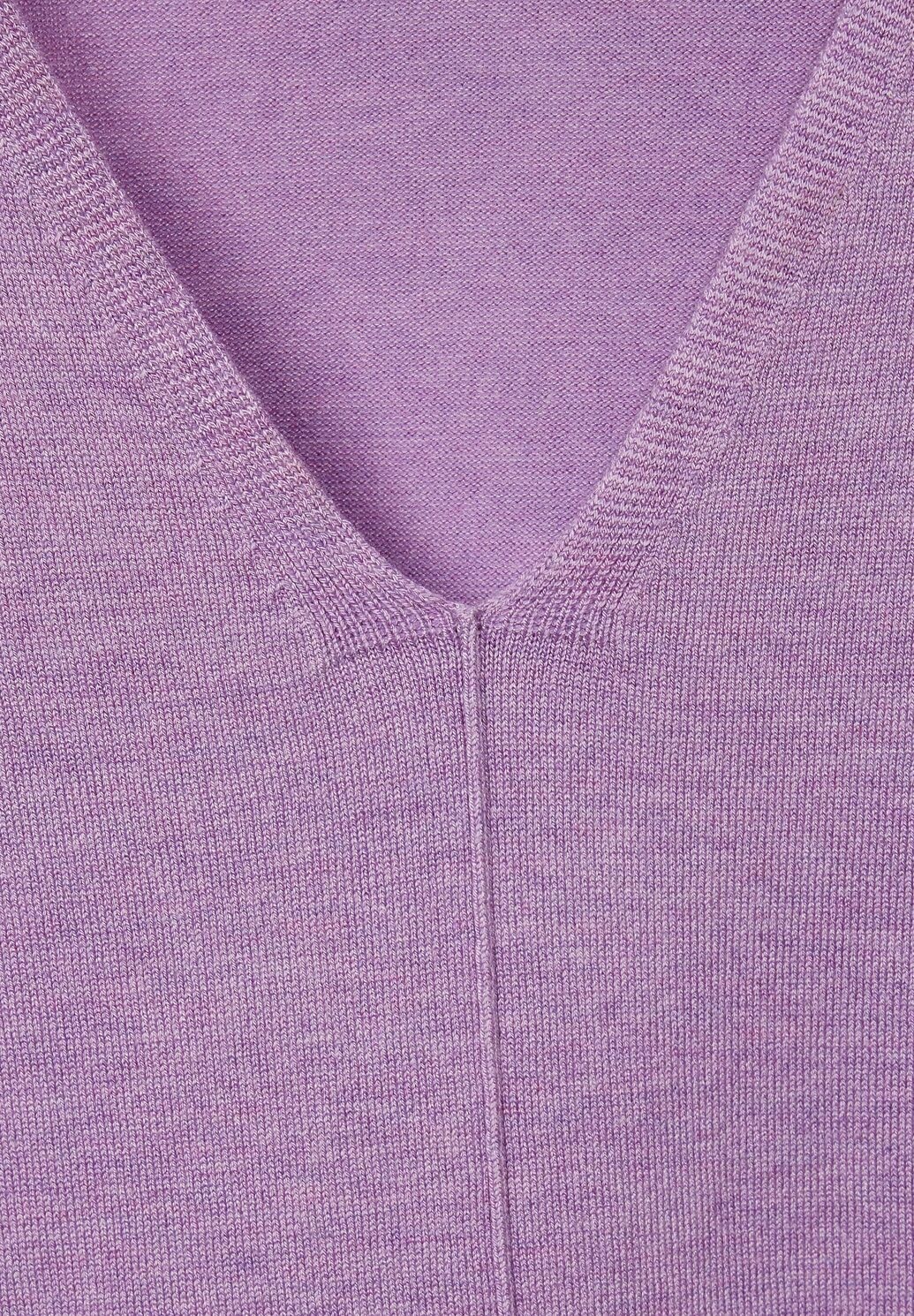 Cecil Fine Knit Jumper - Sporty Lilac Melange
