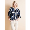 Tuniekblouse met Print - Deep Blue