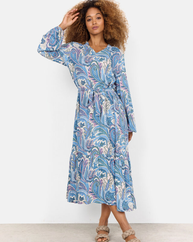 Soyaconcept Kleid Donia 3 - Crystal Blue Combi