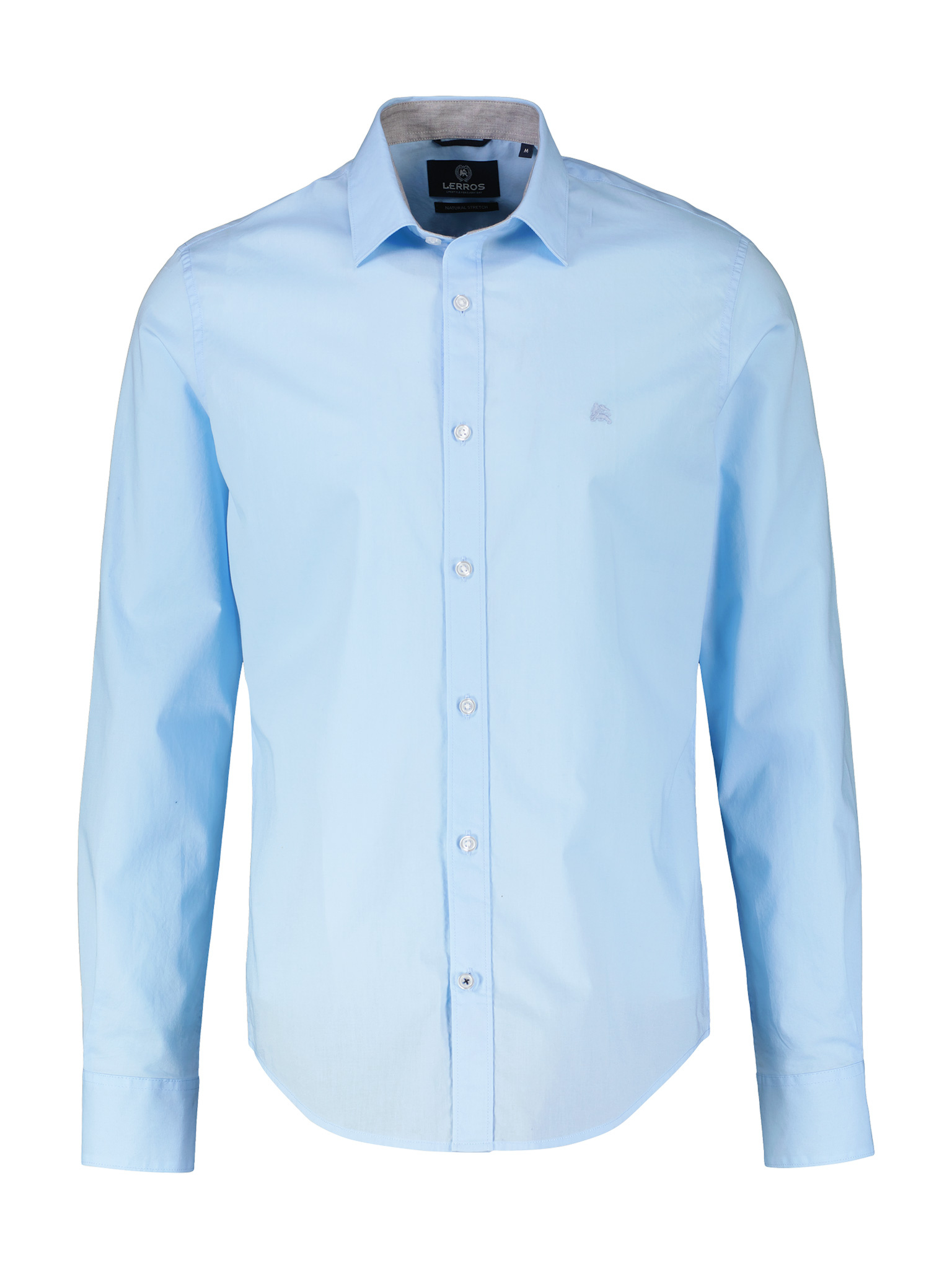 Lerros Basic Poplin Hemd - Sky Blue
