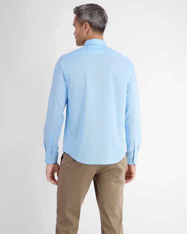 Lerros Basic Poplin Overhemd - Sky Blue