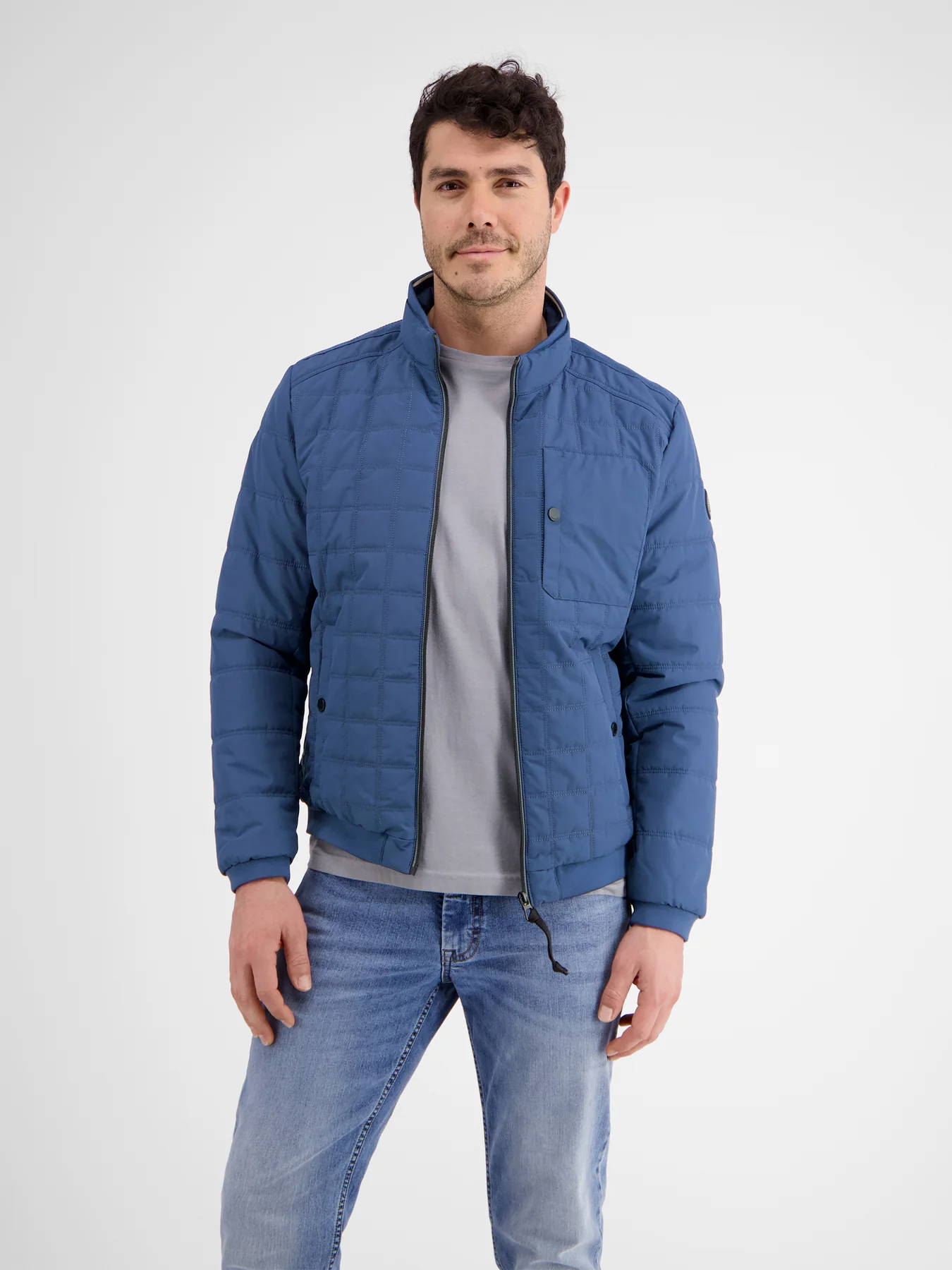 Lerros Quilted Jacket - Storm Blue