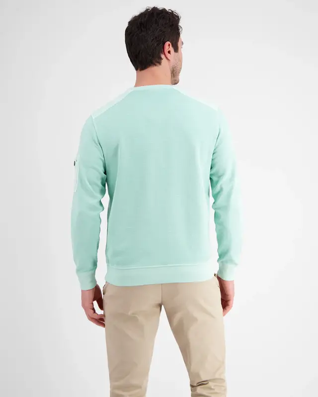 Lerros Crewneck Sweatshirt - Coastal Sea Blue