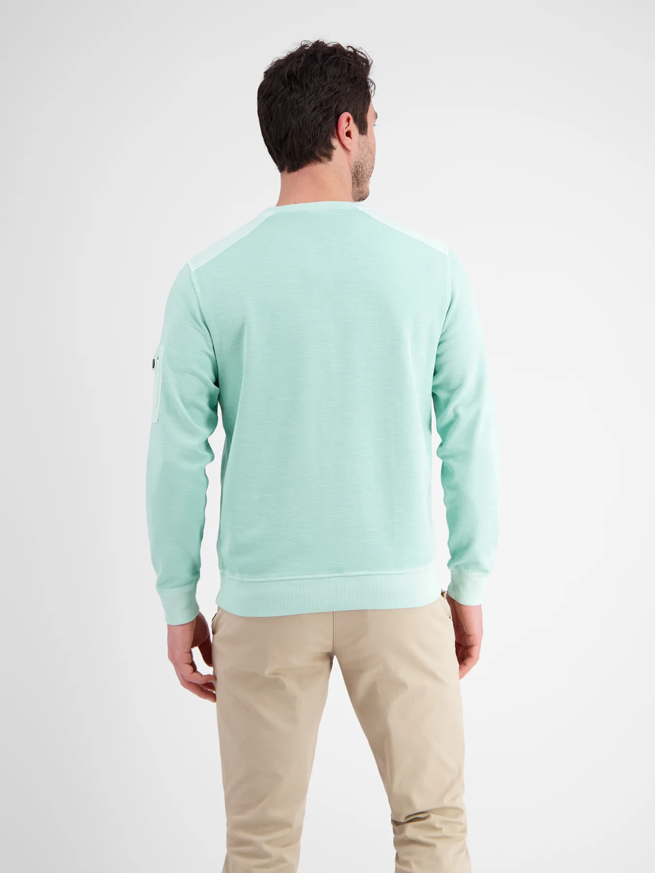 Lerros Sweatshirt Ronde Hals - Coastal Sea Blue
