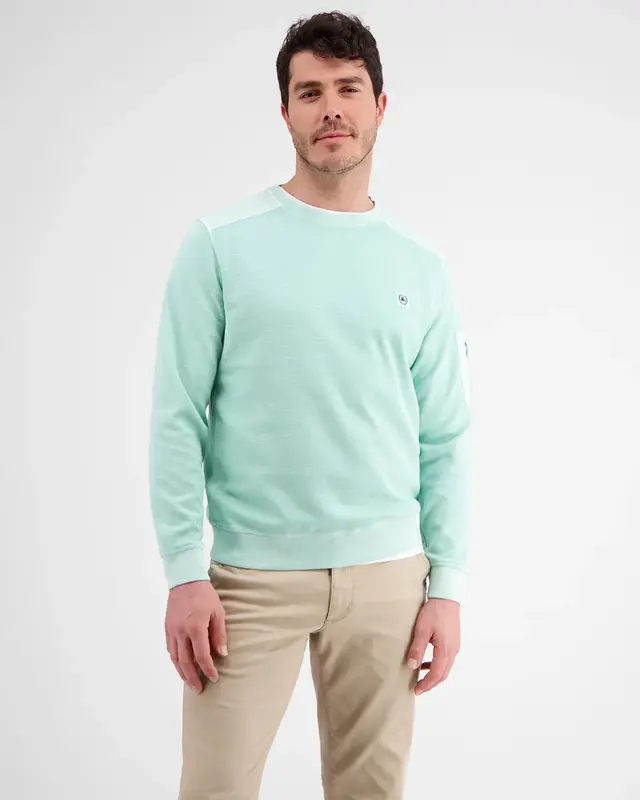Lerros Crewneck Sweatshirt - Coastal Sea Blue