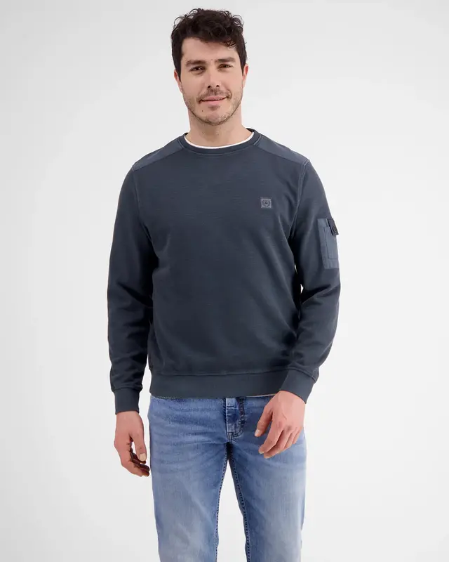 Lerros Sweatshirt Ronde Hals - Classic Navy