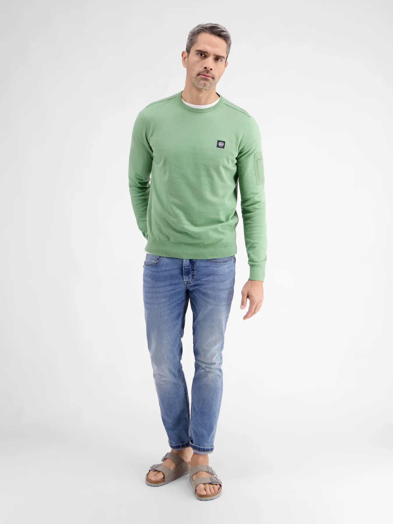 Lerros Basic Jumper - Sage Green