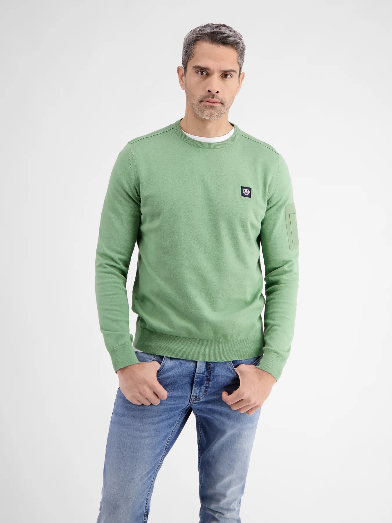 Lerros Basic Jumper - Sage Green