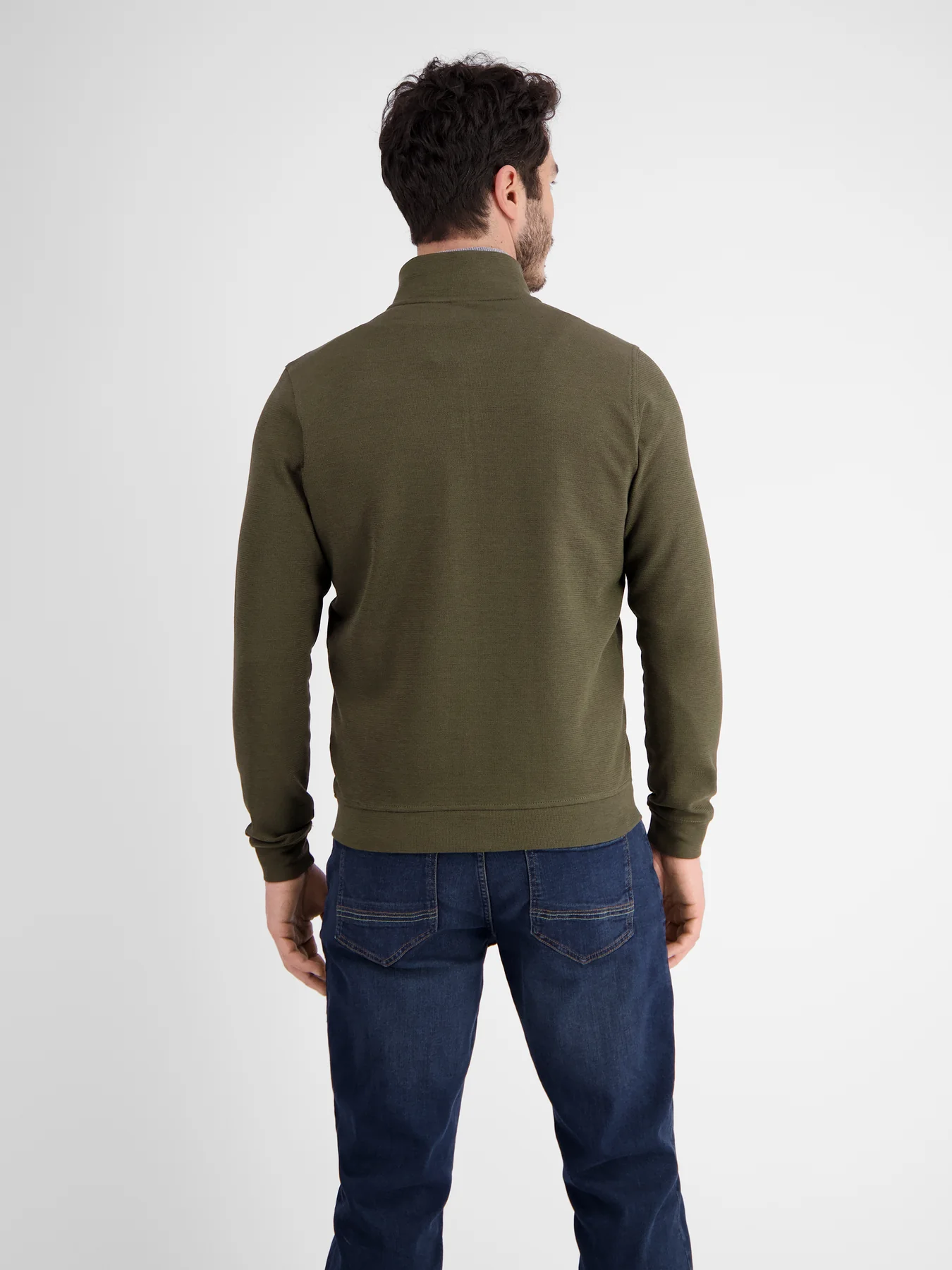 Lerros Sweatcardigan - Aged Olive