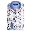 Short Sleeve Ocean Print Shirt - White