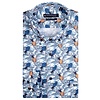 Button-Down Stretch Overhemd Pineapple - Navy