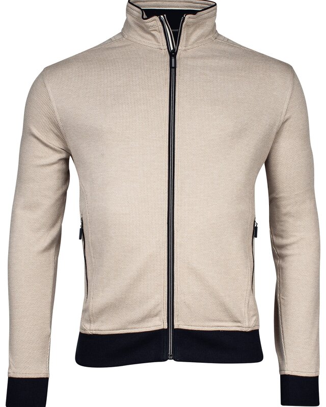 Baileys Sportief Sweatvest - Dark Sand