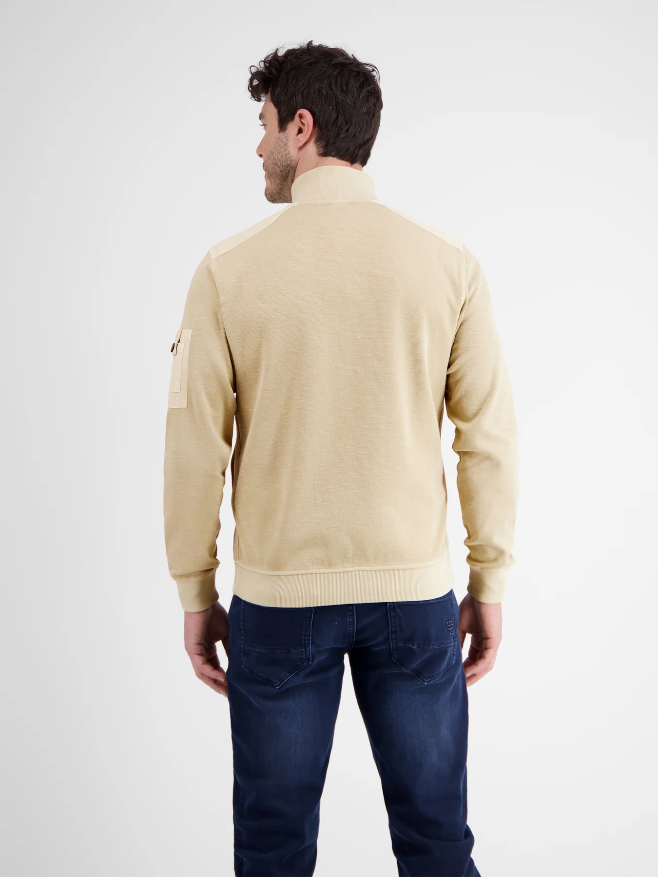 Lerros Structured Cardigan - Light Dune Beige