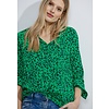 Blouse met Onopvallende Print - Celery Green