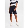 Shorts mit geflochtenem Gürtel - Navy