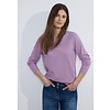 Trui met Structuurdetail - Sporty Lilac Melange