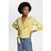 Wrap Blouse - Citrus Green