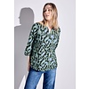 Blouse met Moderne Print - Strong Khaki