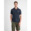 Poloshirt with Structure - Classic Navy