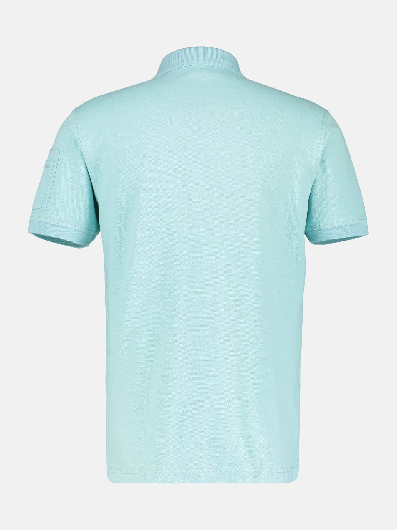 Lerros Poloshirt with Structure - Coastal Sea Blue