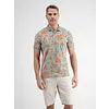 Poloshirt met Bloemenprint - Coastal Sea Blue