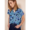 Blouseshirt met Print - Intense Aqua